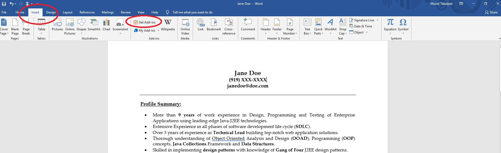 How to add the iReformat App from App Store in Microsoft Word 2013