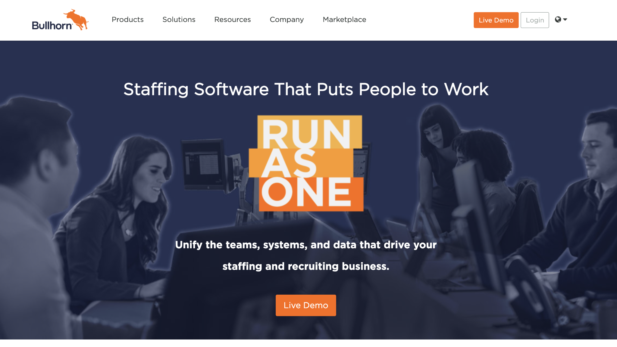 Staffing agency software #3: Bullhorn